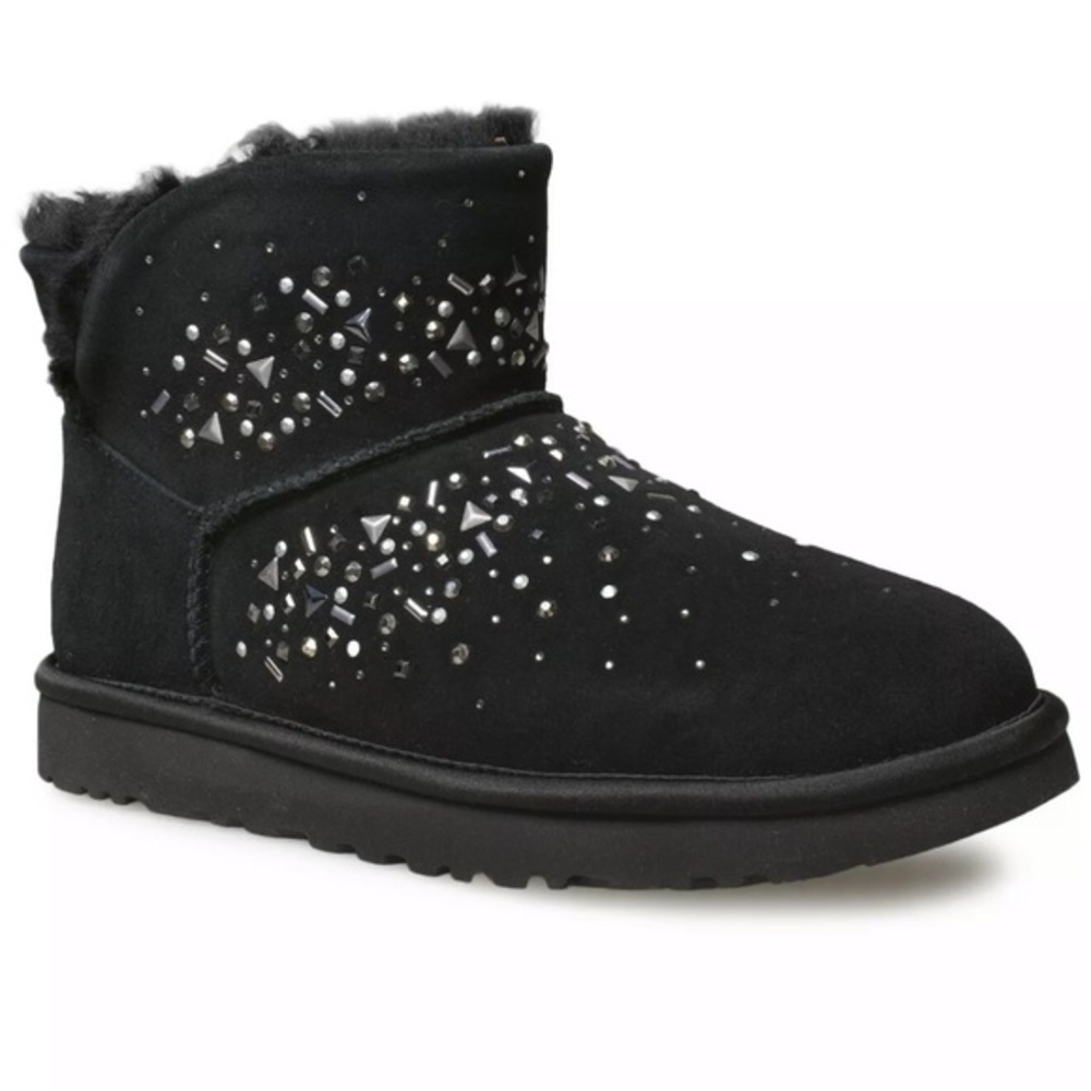 UGG ✖️🖤 Black | Galaxy Bling | Mini Boots ❄️ 7